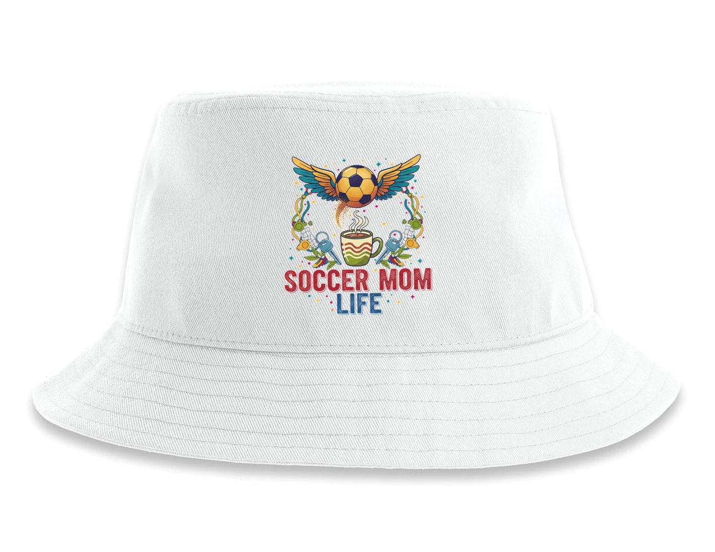 Klobúčik Futbalová Mama Soccer Mom Life Káva Krídla A Kľúče