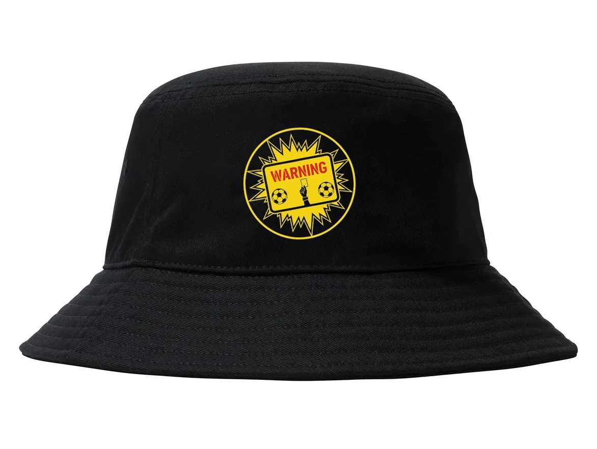 Klobúčik Varovanie Žltá Karta Pre Futbalovej Duše Rozhodca A Fanúšikov