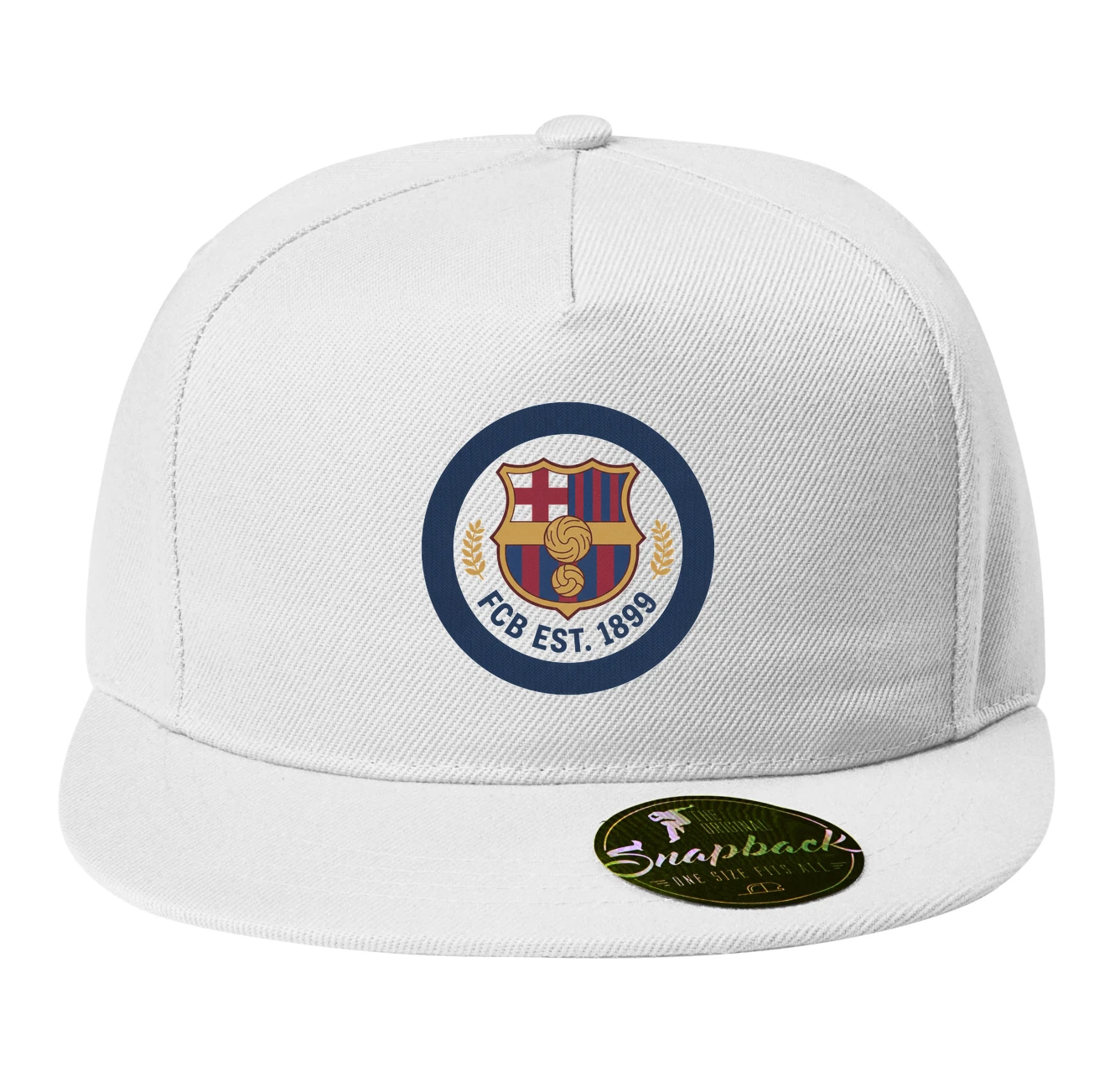 Snapback Klasický Fcb Erb Est 1899 S Vencom A Nádychom História