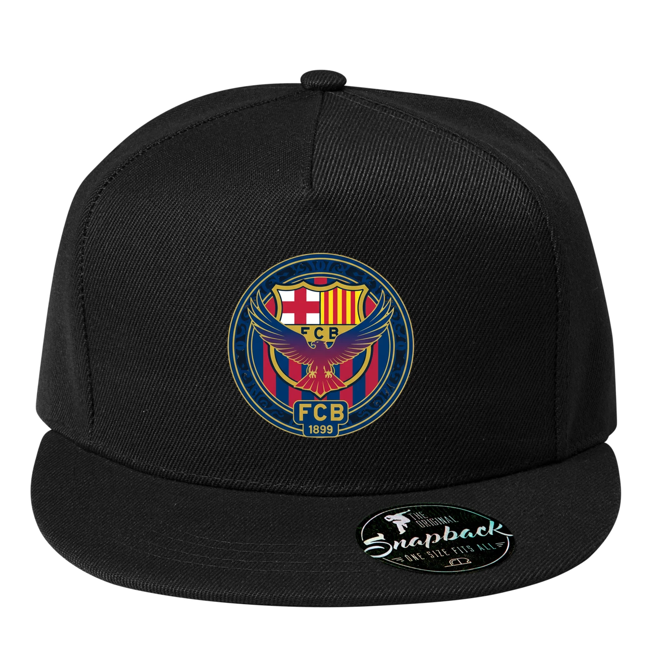 Snapback Orol Zlatý Emblém Fc Barcelona Vernosť Hrdosť Sila