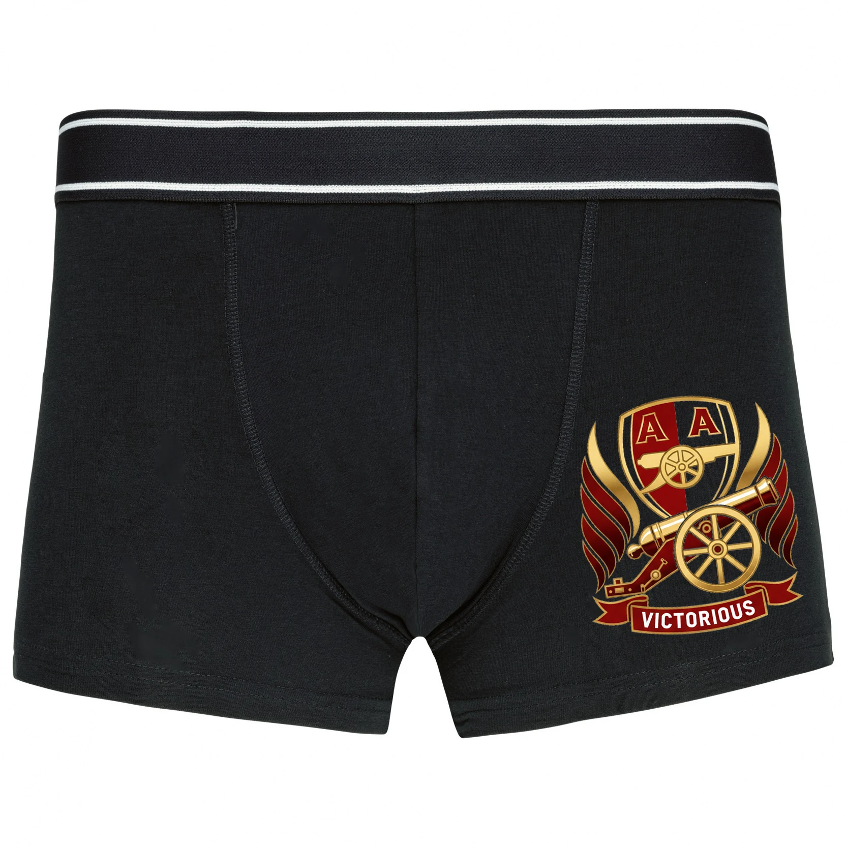 Boxerky Zlatý Erb S Kanónom A Krídlami Víťazného Ducha Victorious