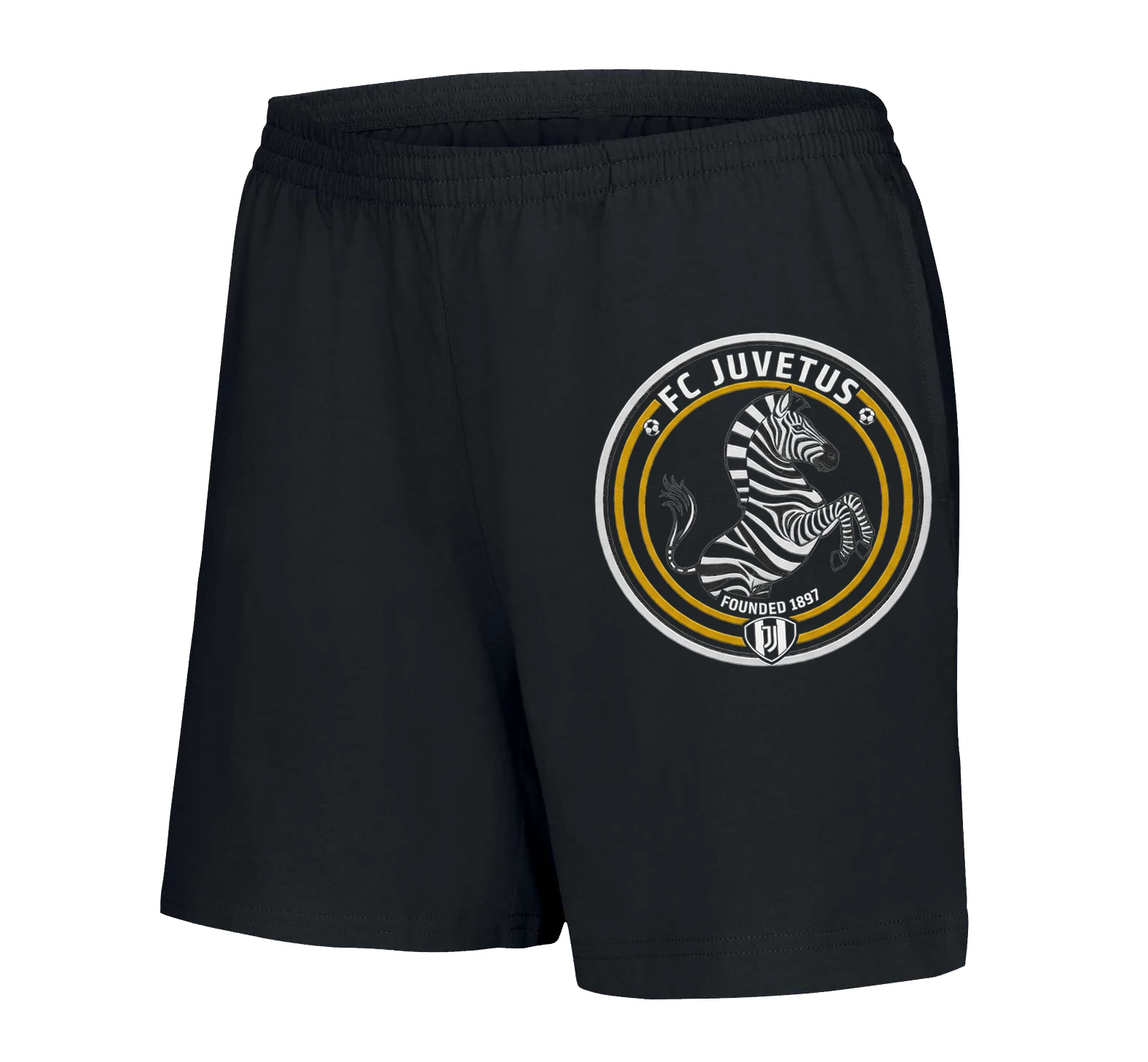 Dámske šortky Čiernobiela Zebra Kráľovský Emblém Sily Tradícia A Juventus