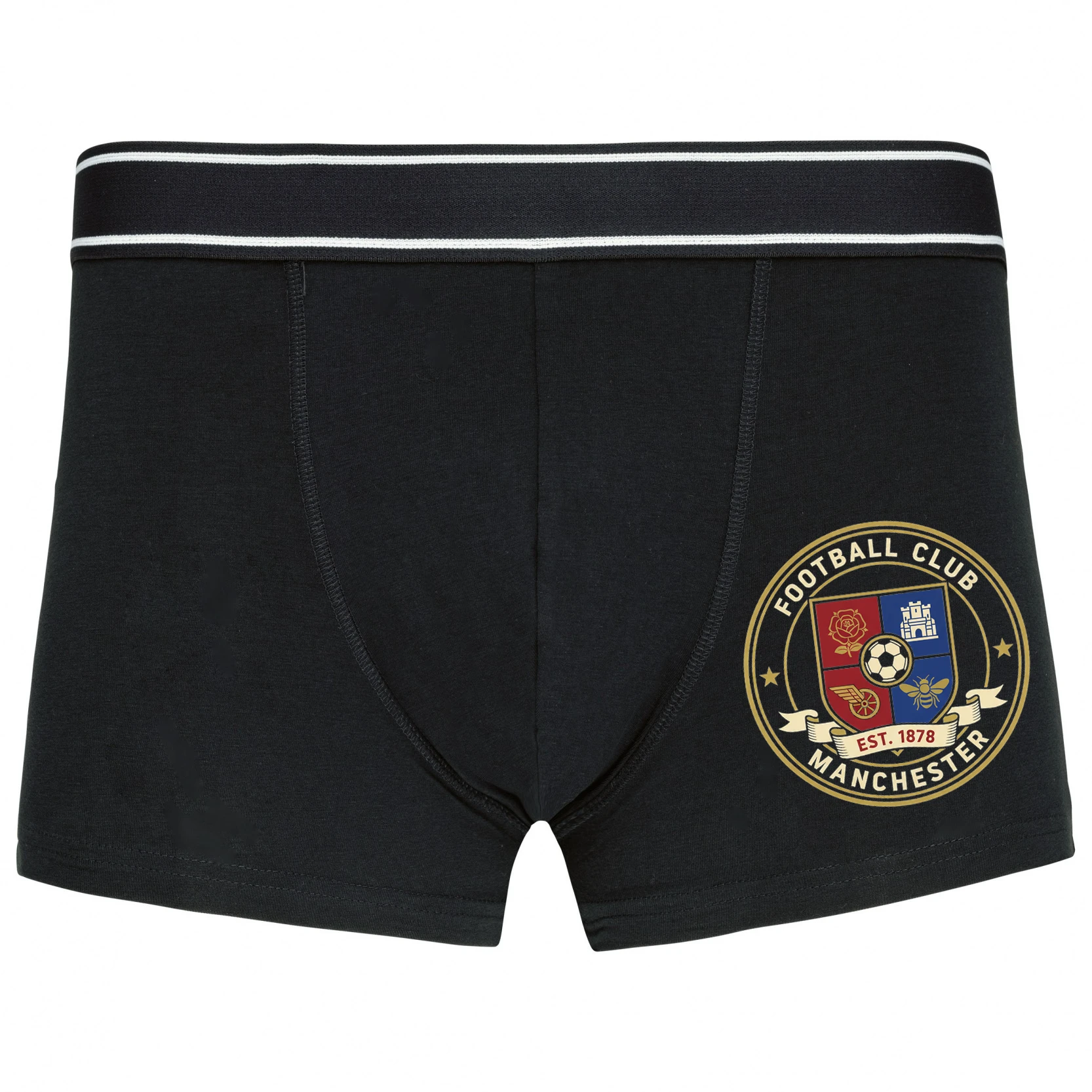 Boxerky Zlatý Erb Football Club Manchester Dedičstvo Sila A Mestská Hrdosť