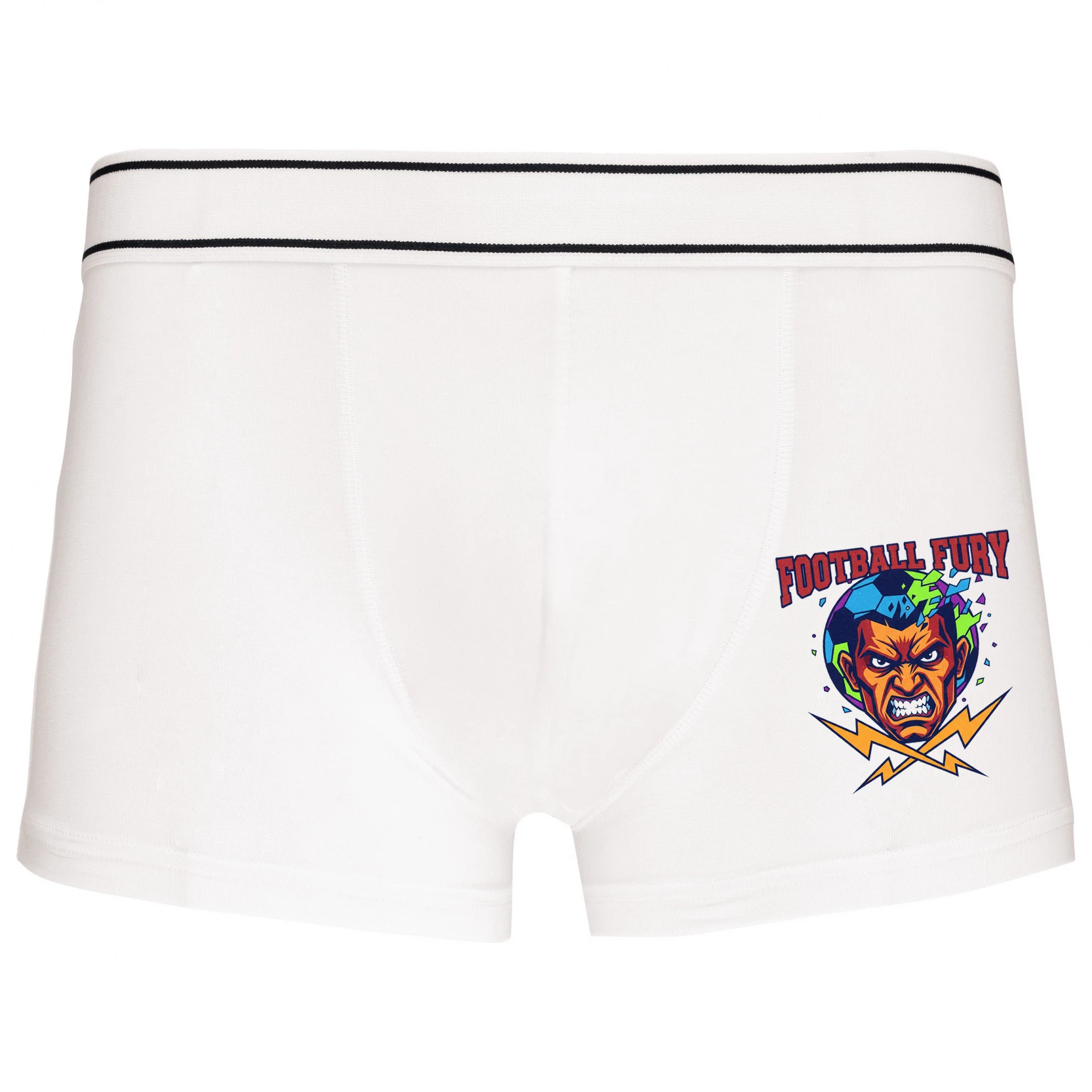 Boxerky Football Fury Hnev Lopty Roztrieštená Hlava A Blesky