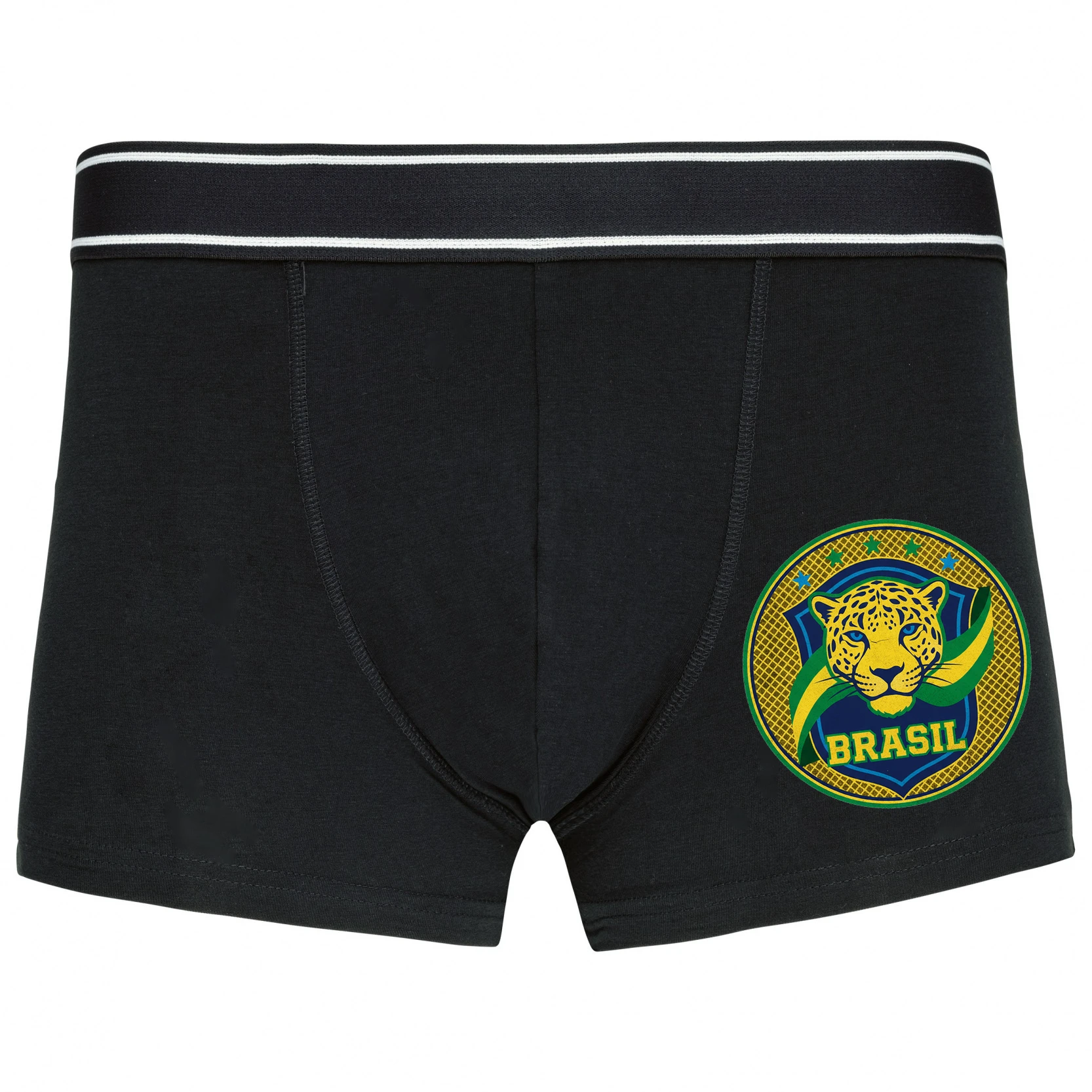 Boxerky Jaguár Brazil Zlatá Samba Zelená Sila Futbalové Hrdosti