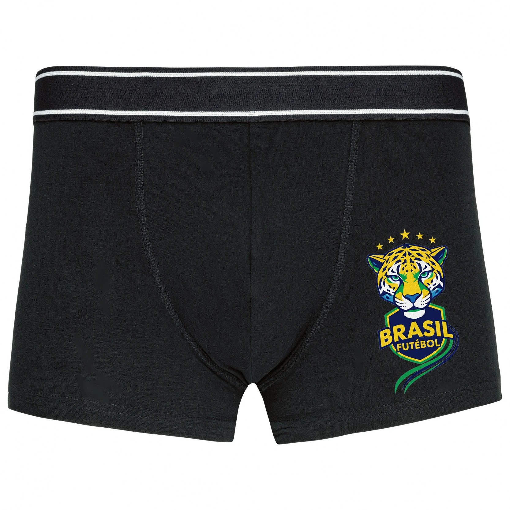 Boxerky Jaguár Brasil Futebol Tropická Sila Zlaté Hviezdy A Národný Štít