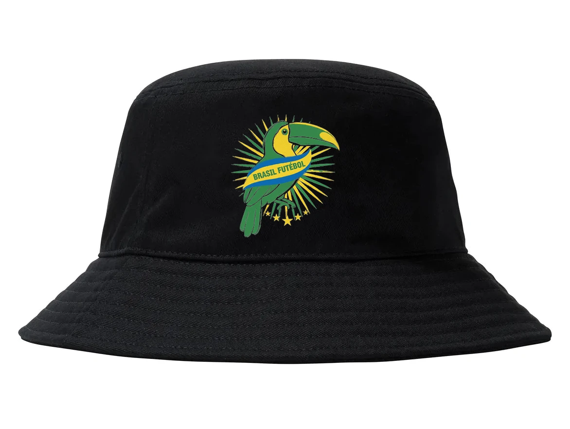 Klobúčik Tukan Brasil Žiarivá Futbalová Vášeň V Zelenožltom Štýle