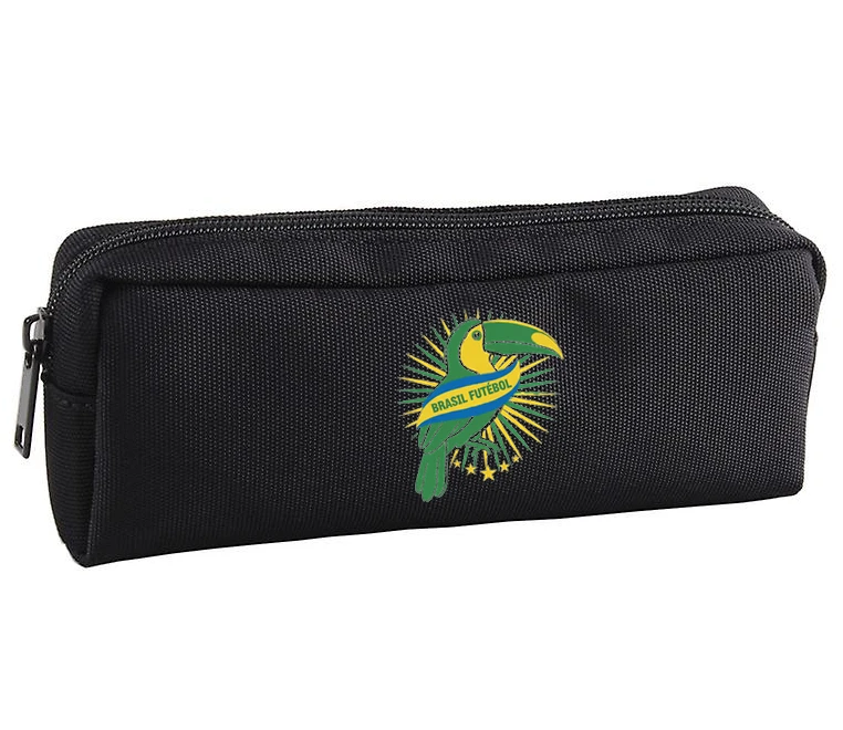 Školský peračník Tukan Brasil Žiarivá Futbalová Vášeň V Zelenožltom Štýle