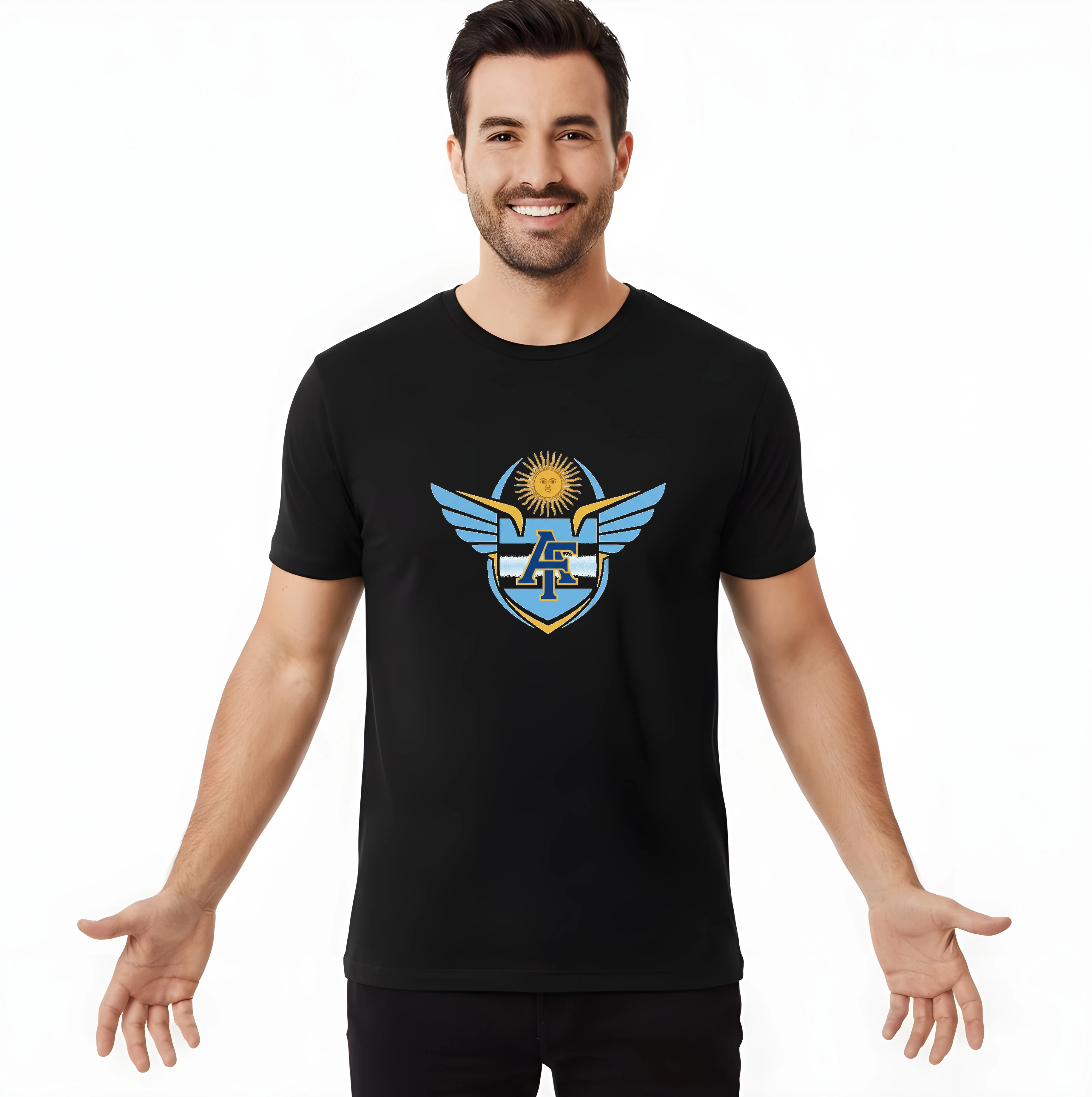 Pánske tričko Krídla Slnka A Štít Argentína Af