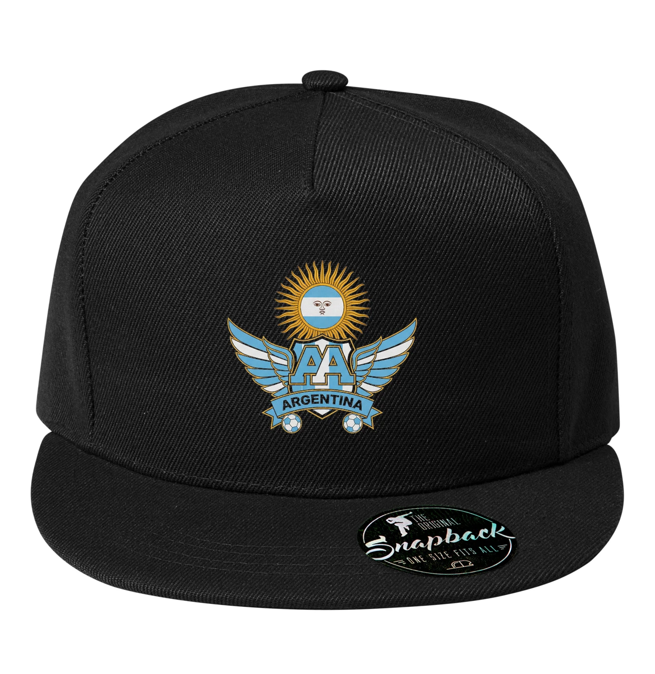 Snapback Slávne Slnko Argentína Krídla Emblém A Futbalová Vášeň