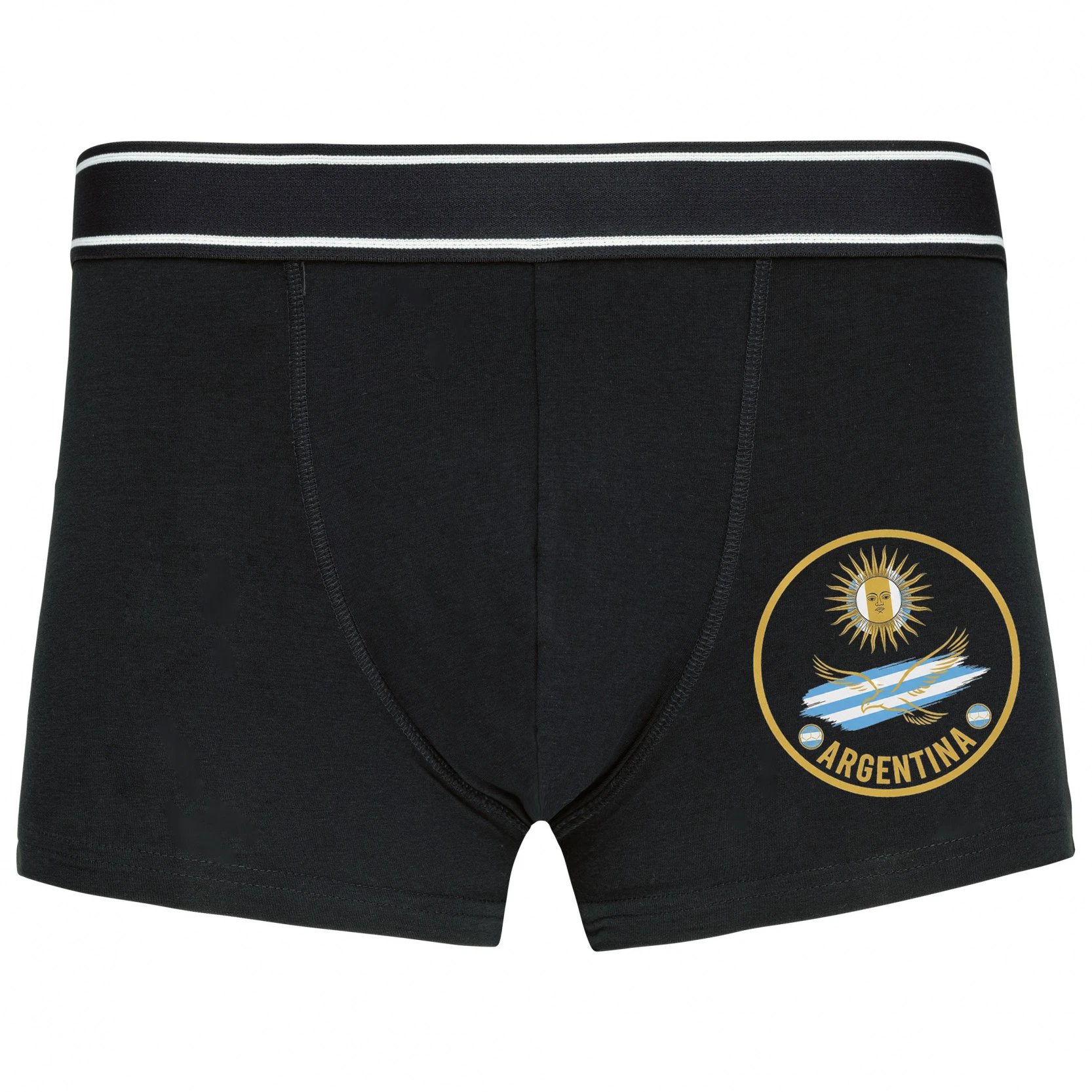 Boxerky Argentína Zlaté Slnko A Vzlietajúce Orol Retro Futbalový Odznak