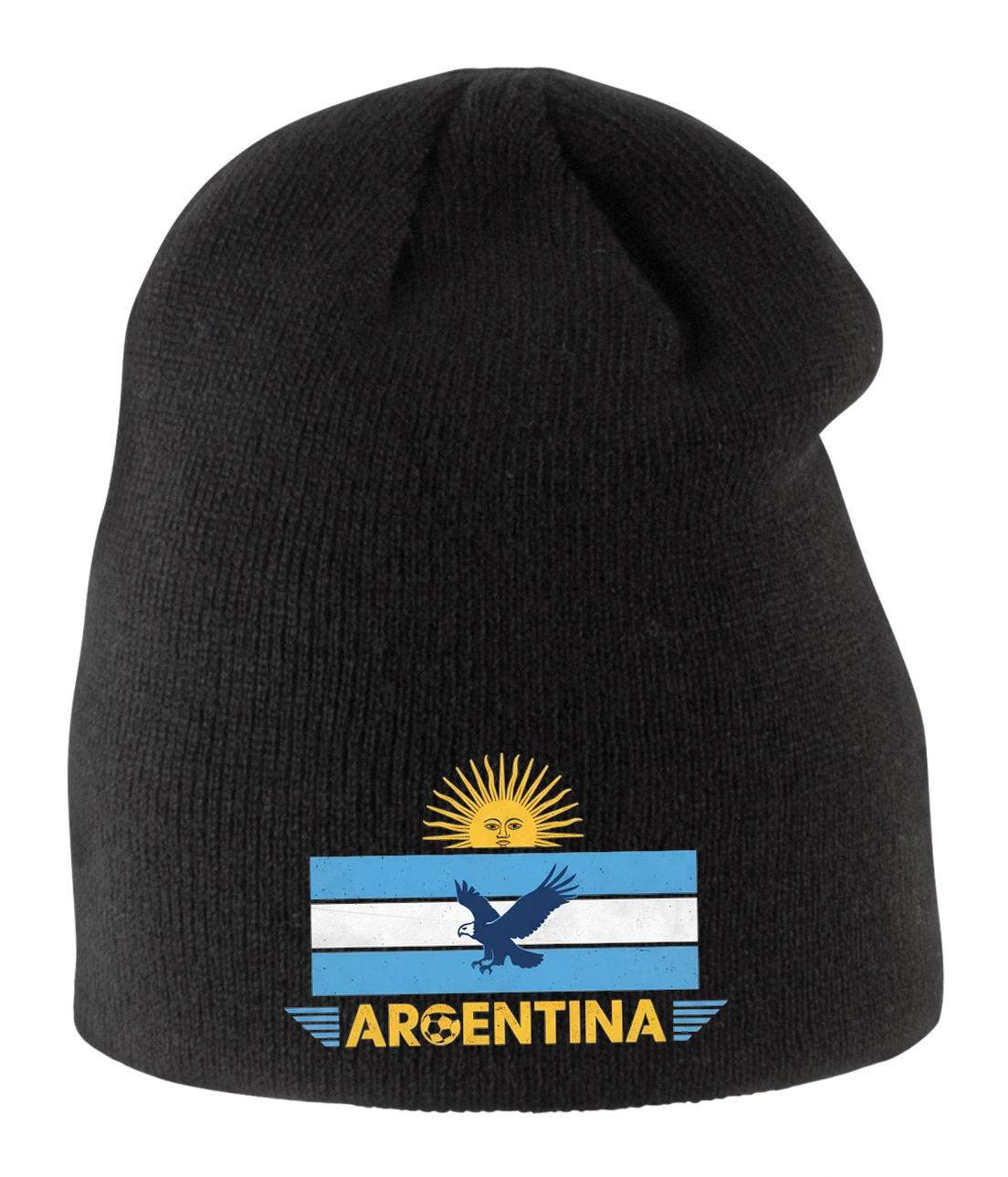Detská zimná čiapka Slnko Mája Argentína Futbalový Orol Retro Hrdosť A Vášeň