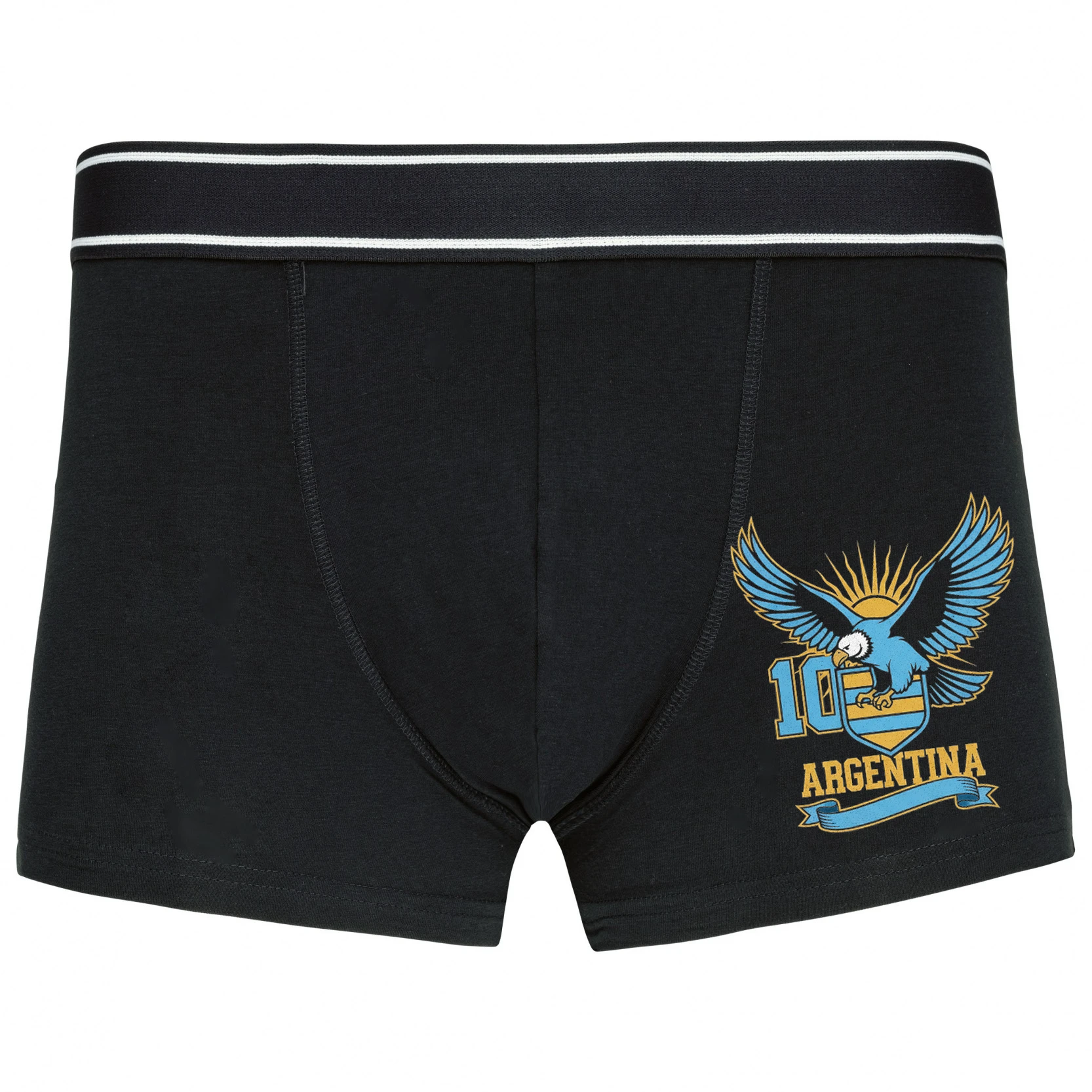 Boxerky Modrý Orol Argentína S Číslom 10 Sila Hrdosť A Vášeň