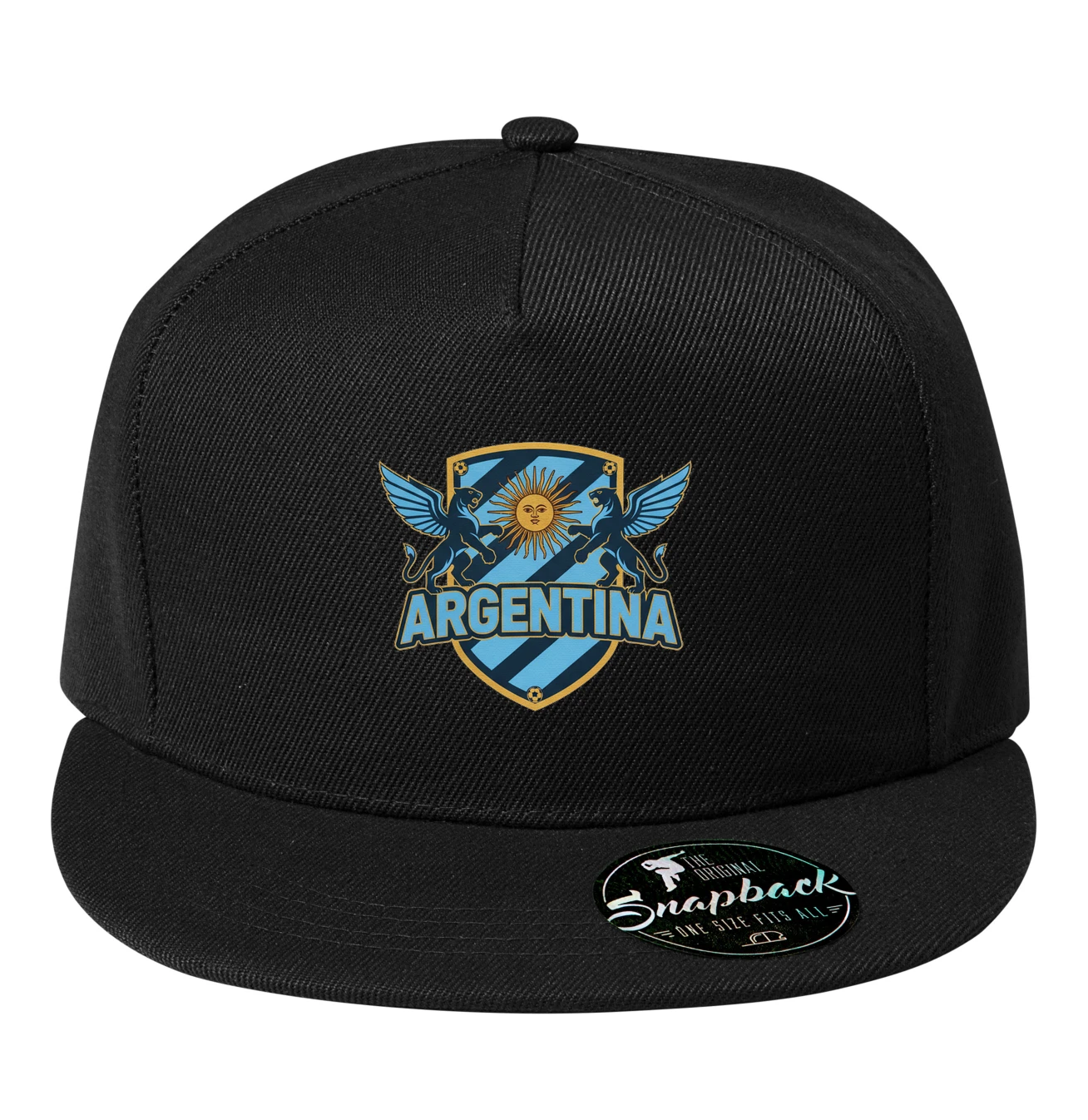 Snapback Krídlaté Pumy A Slnko Argentína Štít Hrdosti A Futbalu