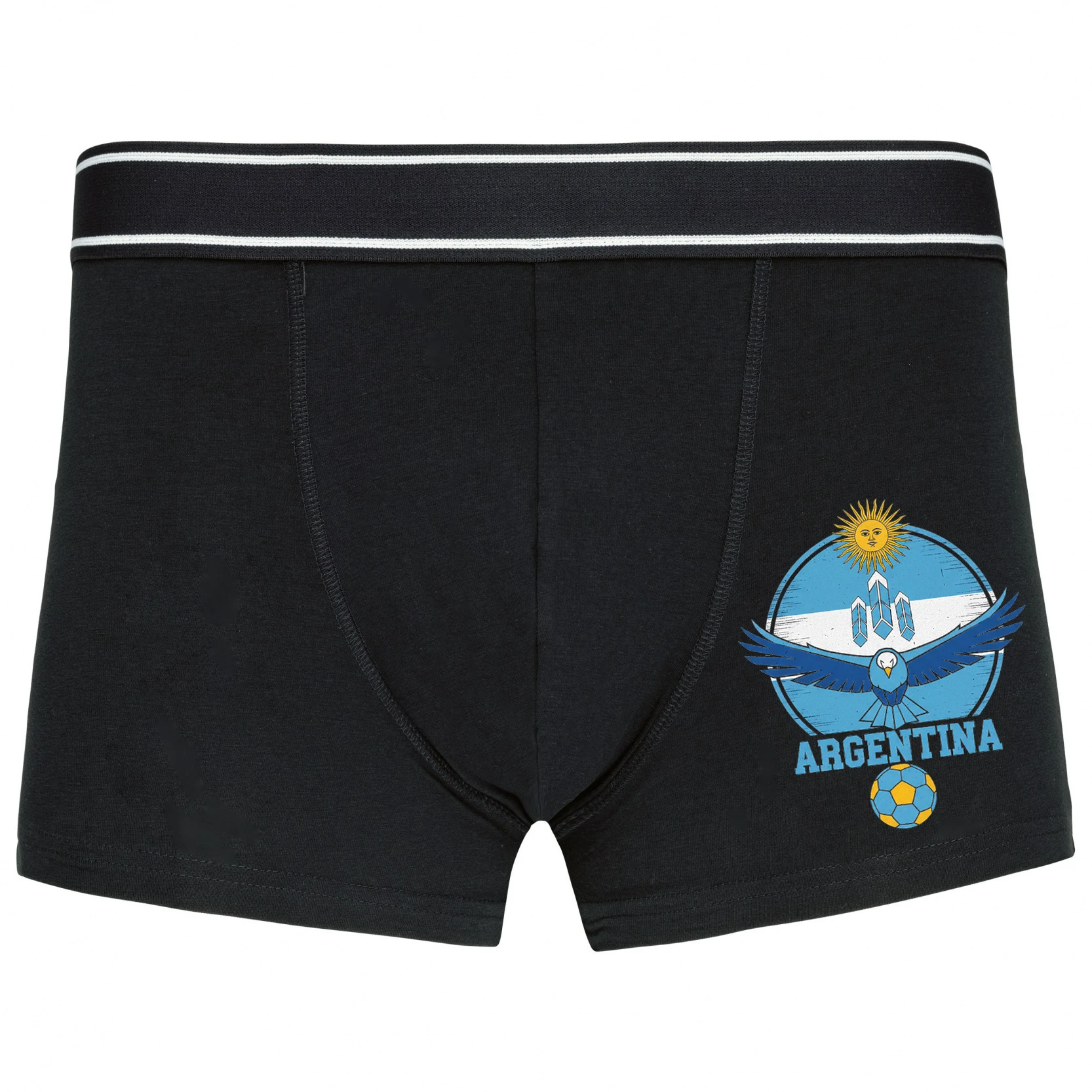 Boxerky Argentína Modrý Orol Slnko Krídla A Futbalová Vášeň