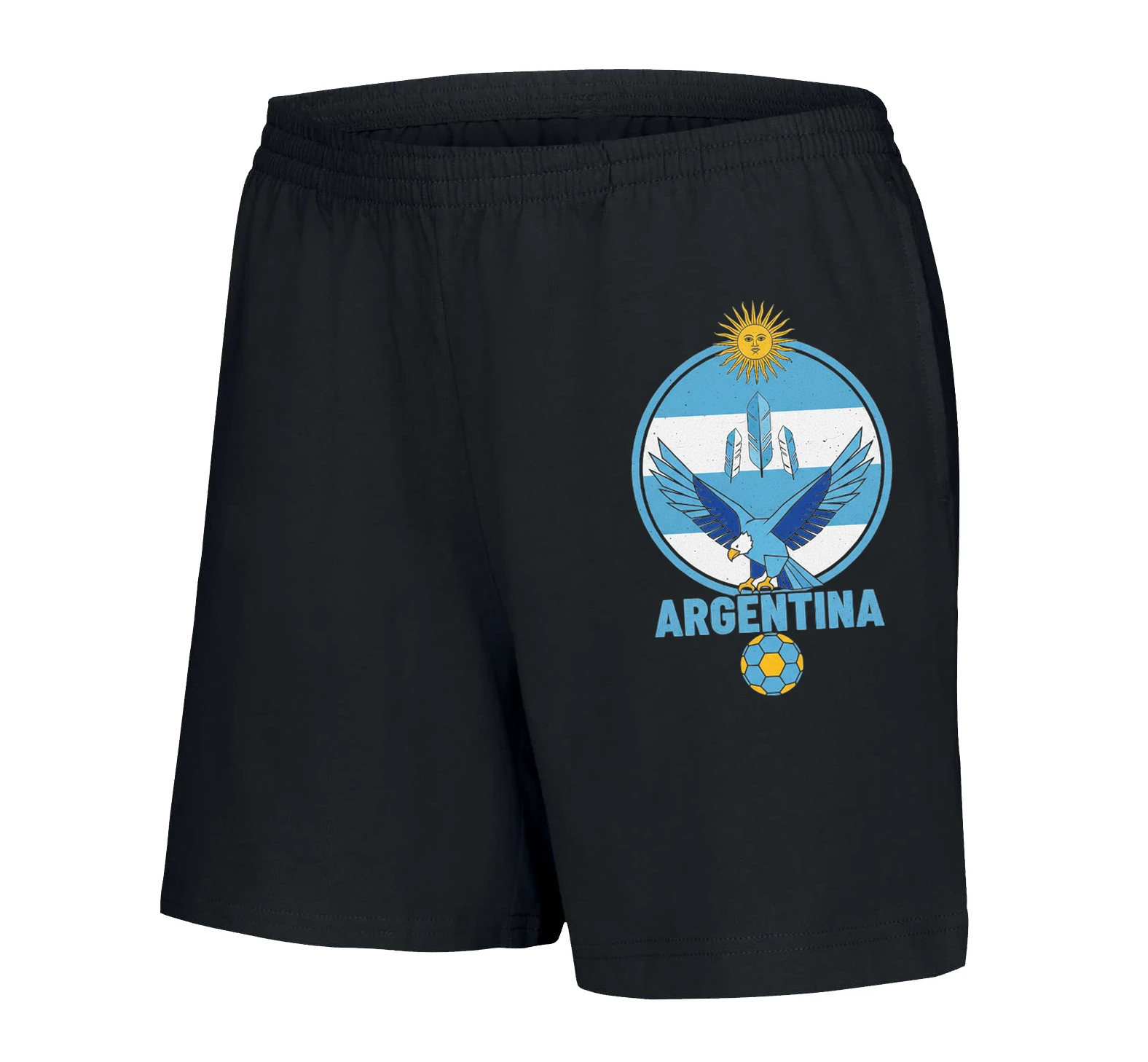 Dámske šortky Argentína Modrobiely Orol Slnko A Futbalová Vášeň