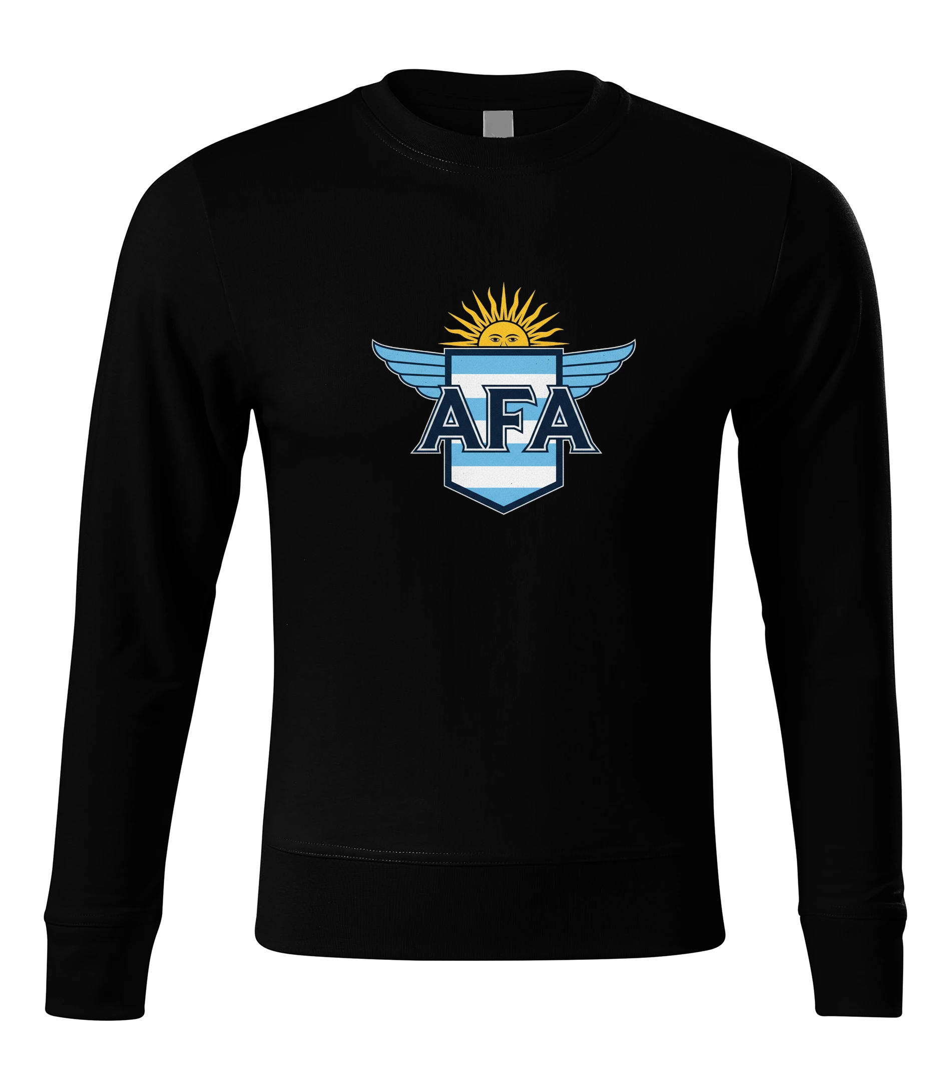 Mikina bez kapucne Afa Krídla Slnka A Argentínske Prúžky