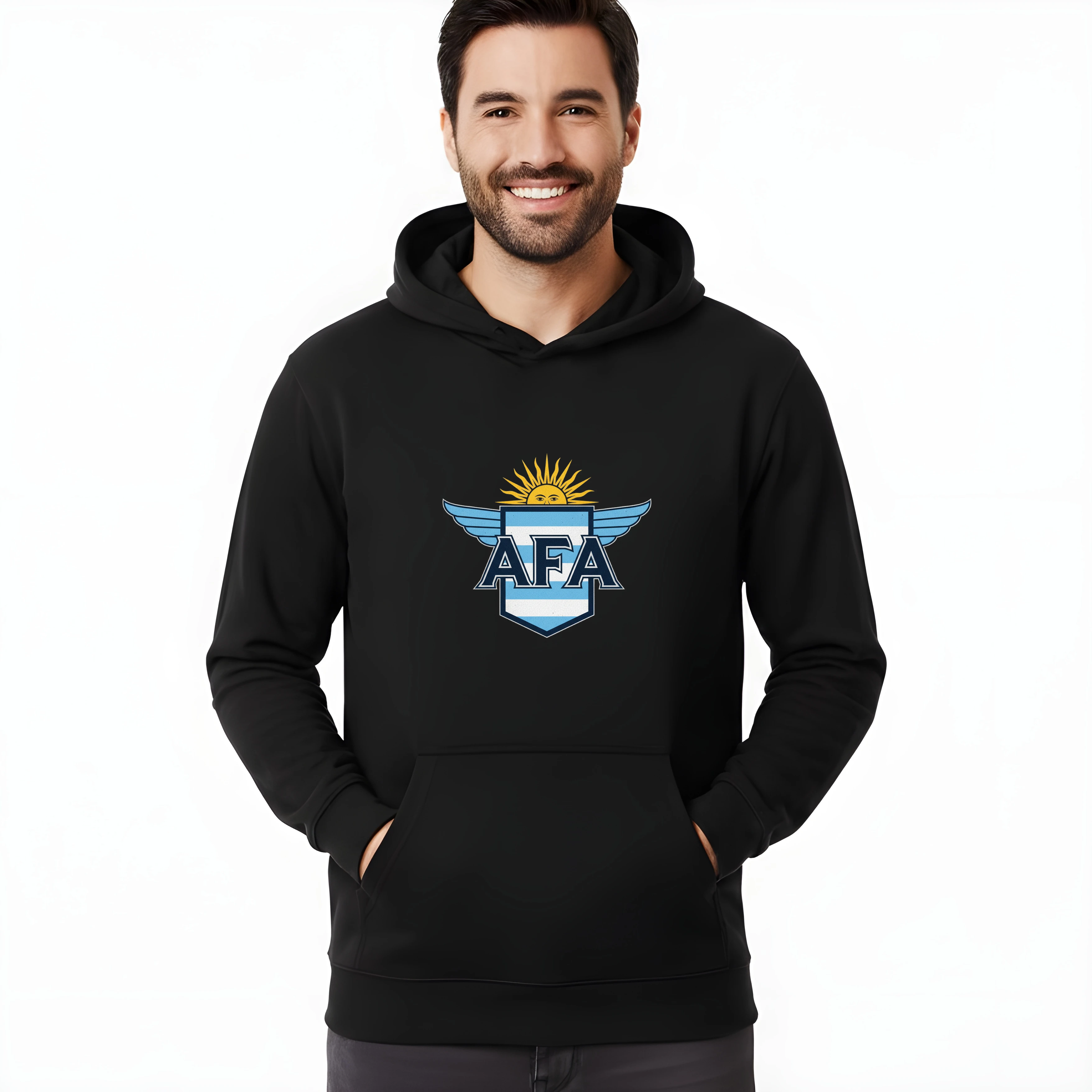 Mikina Afa Krídla Slnka A Argentínske Prúžky