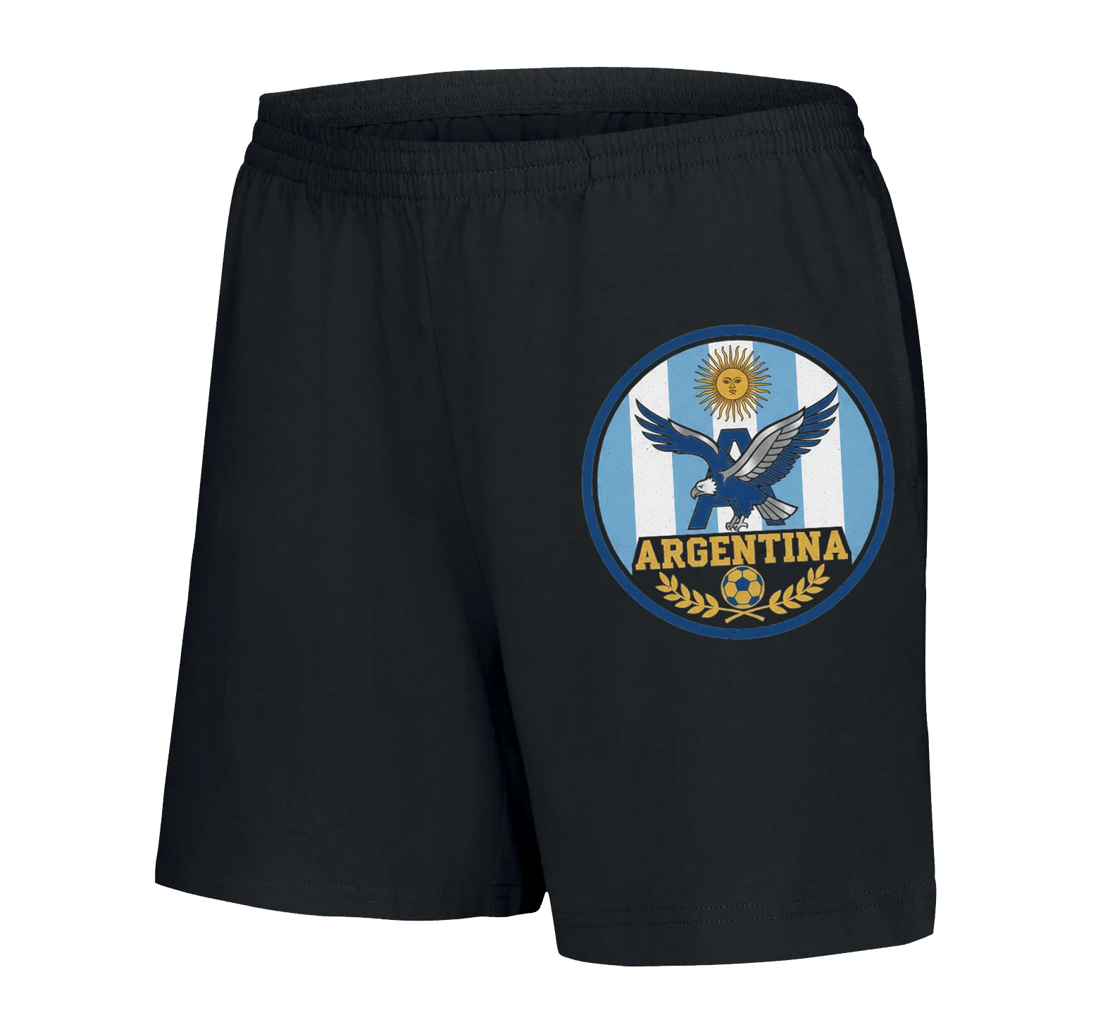 Dámske šortky Argentína Orlí Štít Futbalová Sila Slnka A Víťazná Vavrínová Koruna