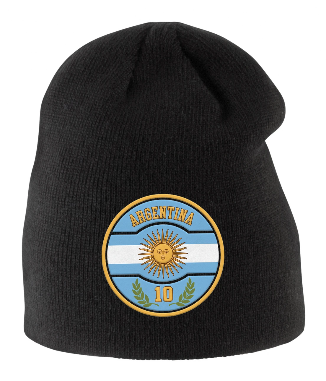 Detská zimná čiapka Argentína Slnko Mája A Emblém Desiatky Symbol Futbalovej Legendy