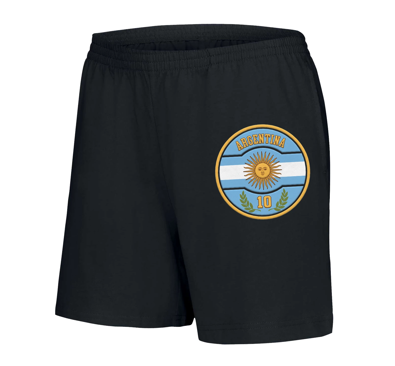 Dámske šortky Argentína Slnko Mája A Emblém Desiatky Symbol Futbalovej Legendy