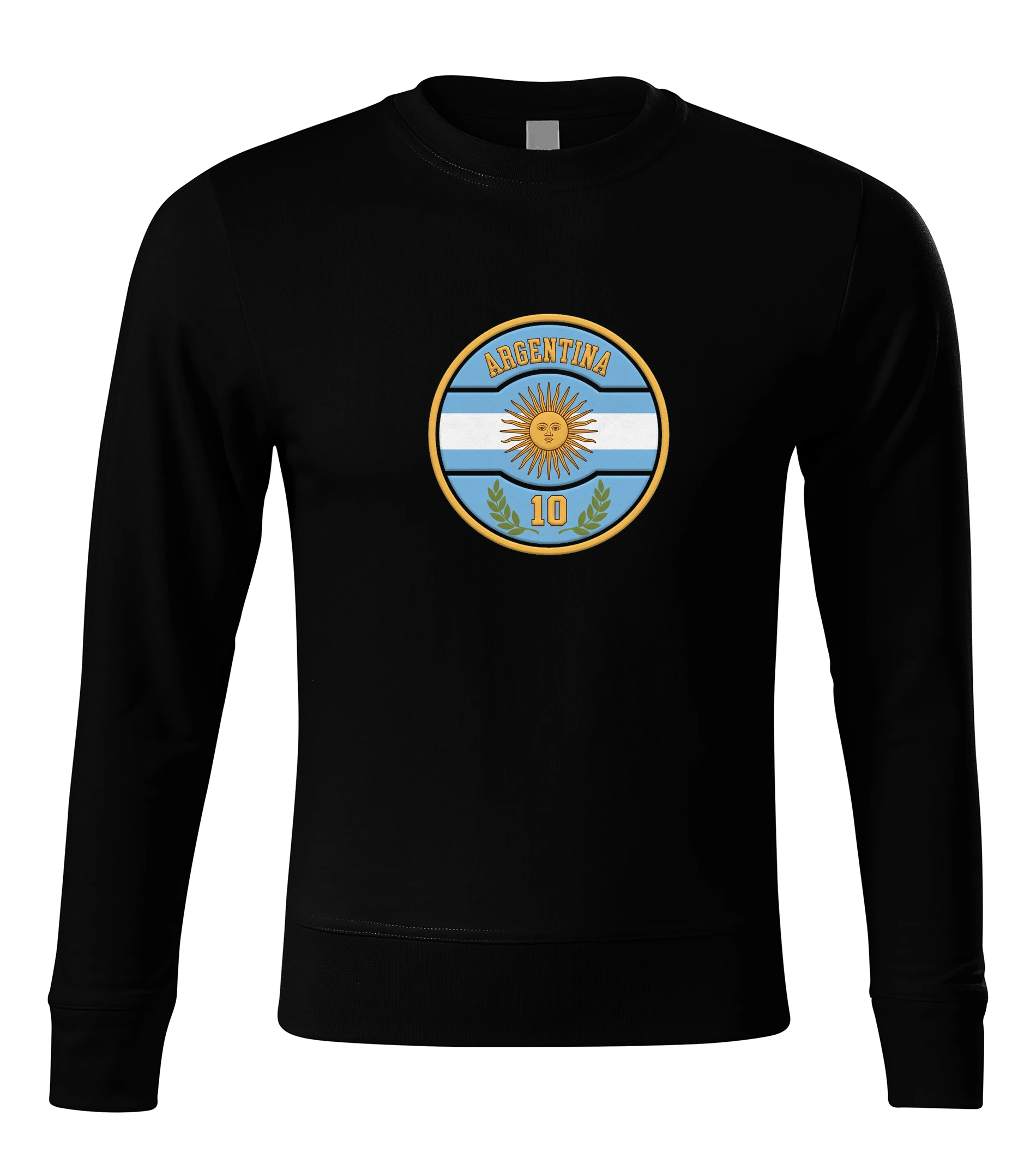 Mikina bez kapucne Argentína Slnko Mája A Emblém Desiatky Symbol Futbalovej Legendy