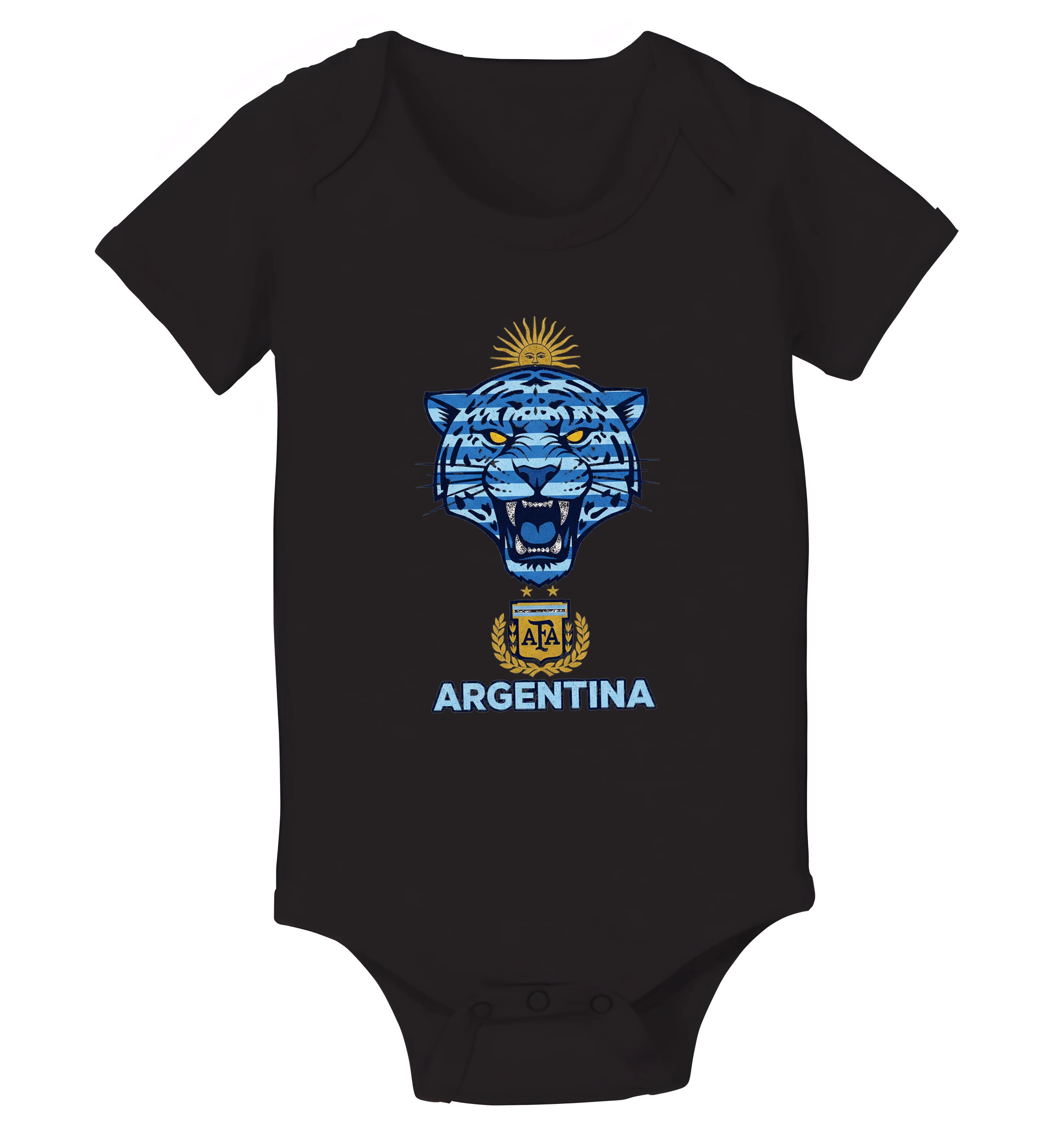 Detské body Argentína Afa Divoký Modrý Tiger So Slnkom A Hrdosťou