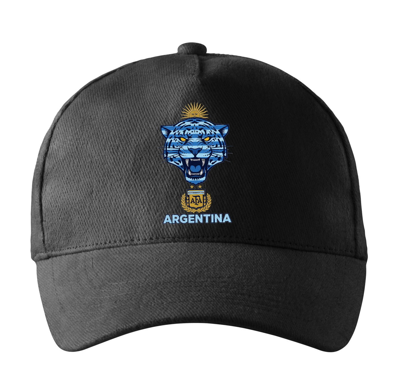 Šiltovka Argentína Afa Divoký Modrý Tiger So Slnkom A Hrdosťou