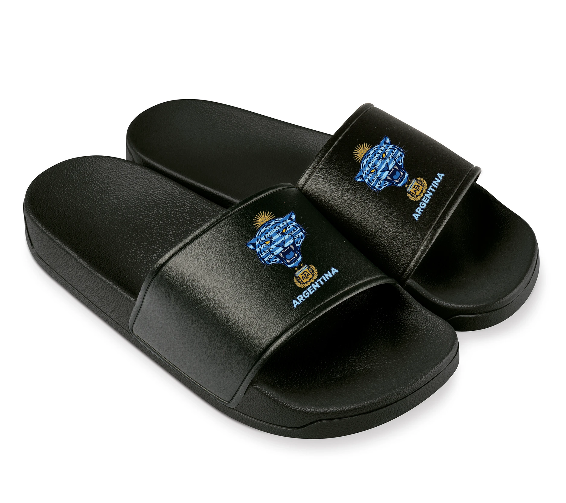 Šľapky Argentína Afa Divoký Modrý Tiger So Slnkom A Hrdosťou