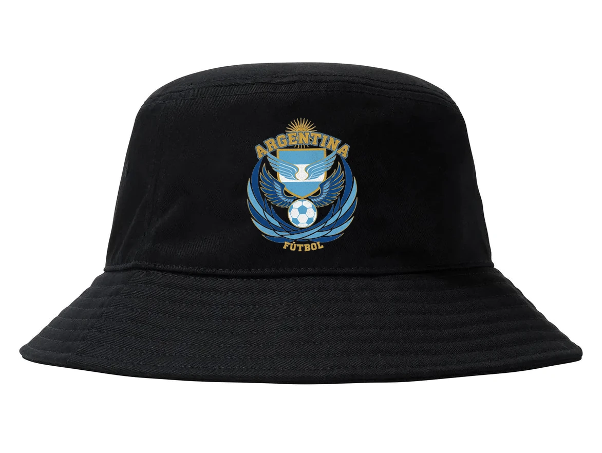 Klobúčik Argentína Futbalový Erb Okrídlený Lopta Slnko A Sila Národa