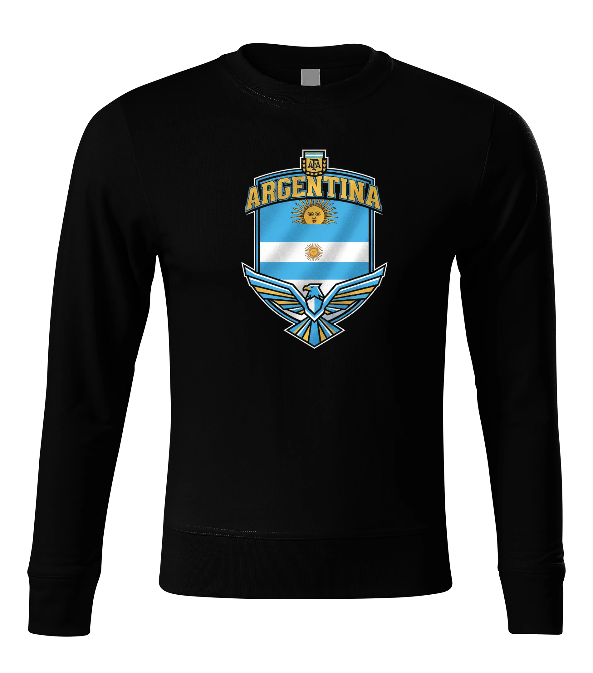 Mikina bez kapucne Argentína Zlaté Slnko Hrdý Orol A Trikolóra V Štíte