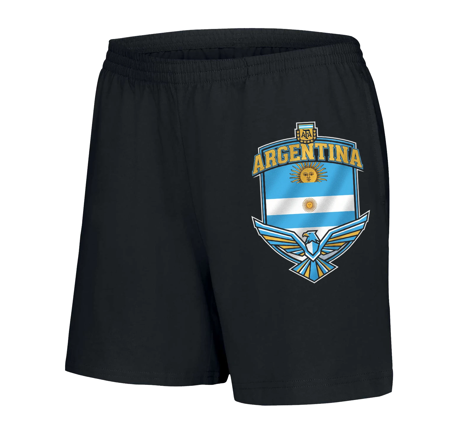 Dámske šortky Argentína Zlaté Slnko Hrdý Orol A Trikolóra V Štíte