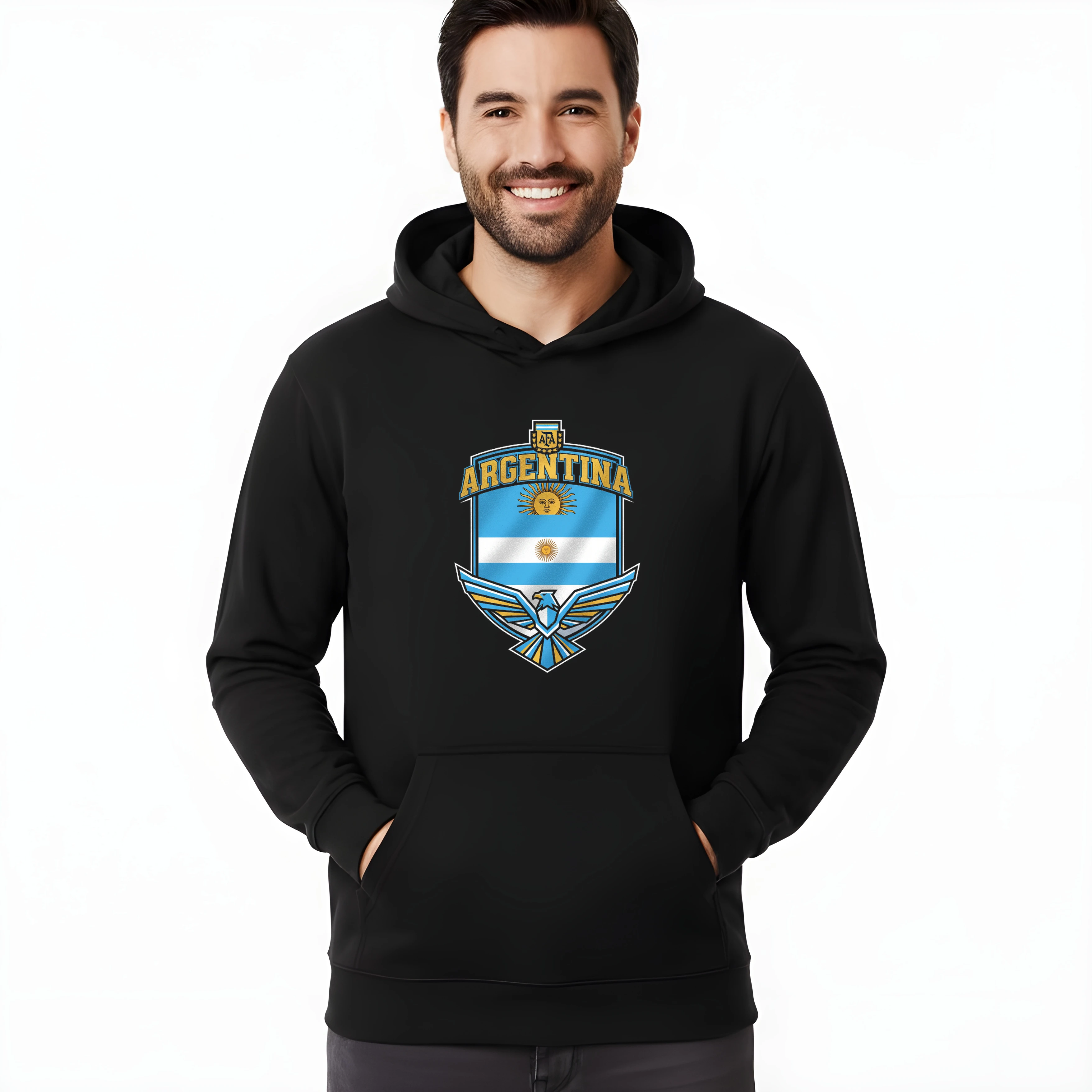 Mikina Argentína Zlaté Slnko Hrdý Orol A Trikolóra V Štíte