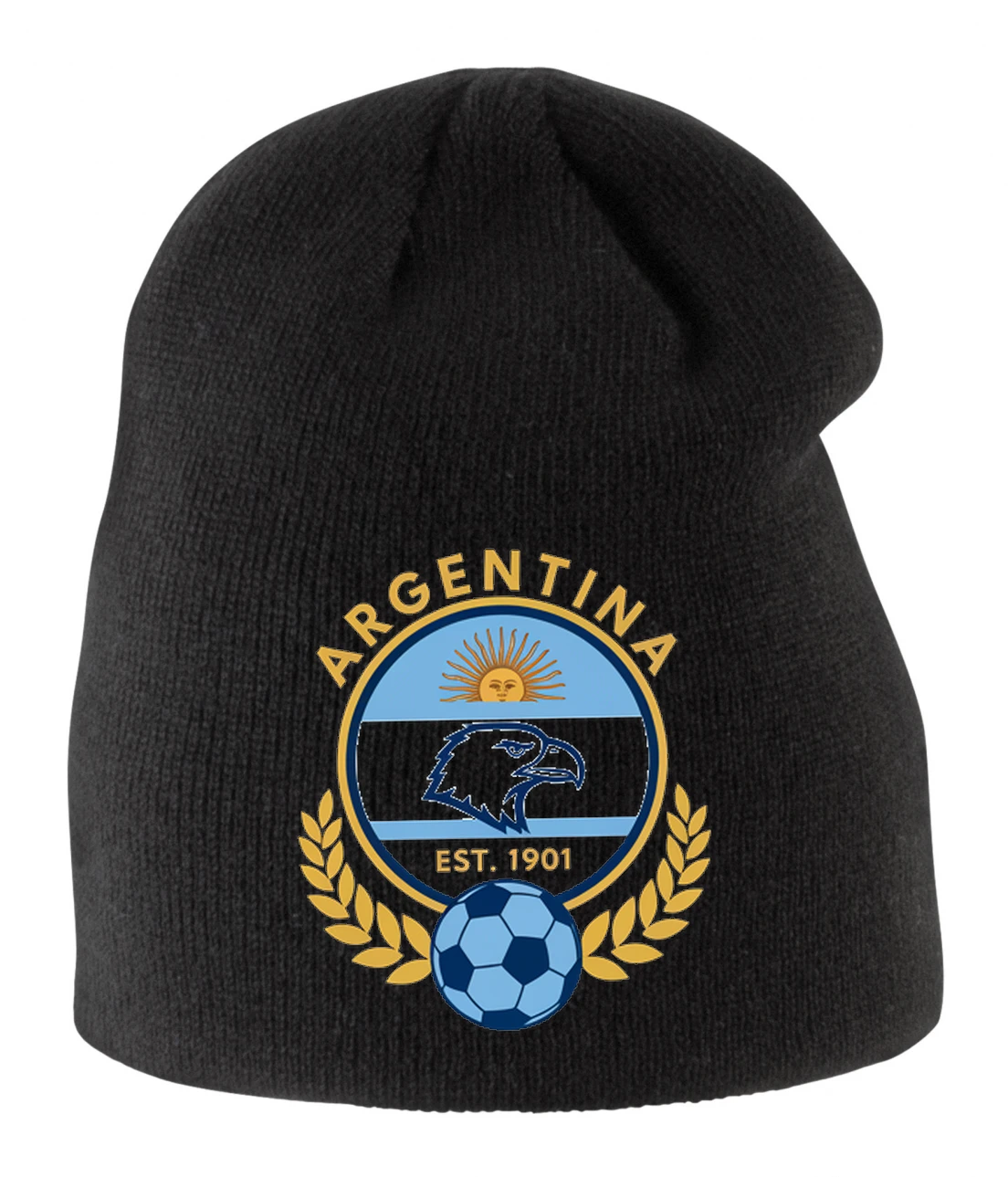 Detská zimná čiapka Argentína Orol A Slnko Vavrínový Futbalový Odznak Založené 1901