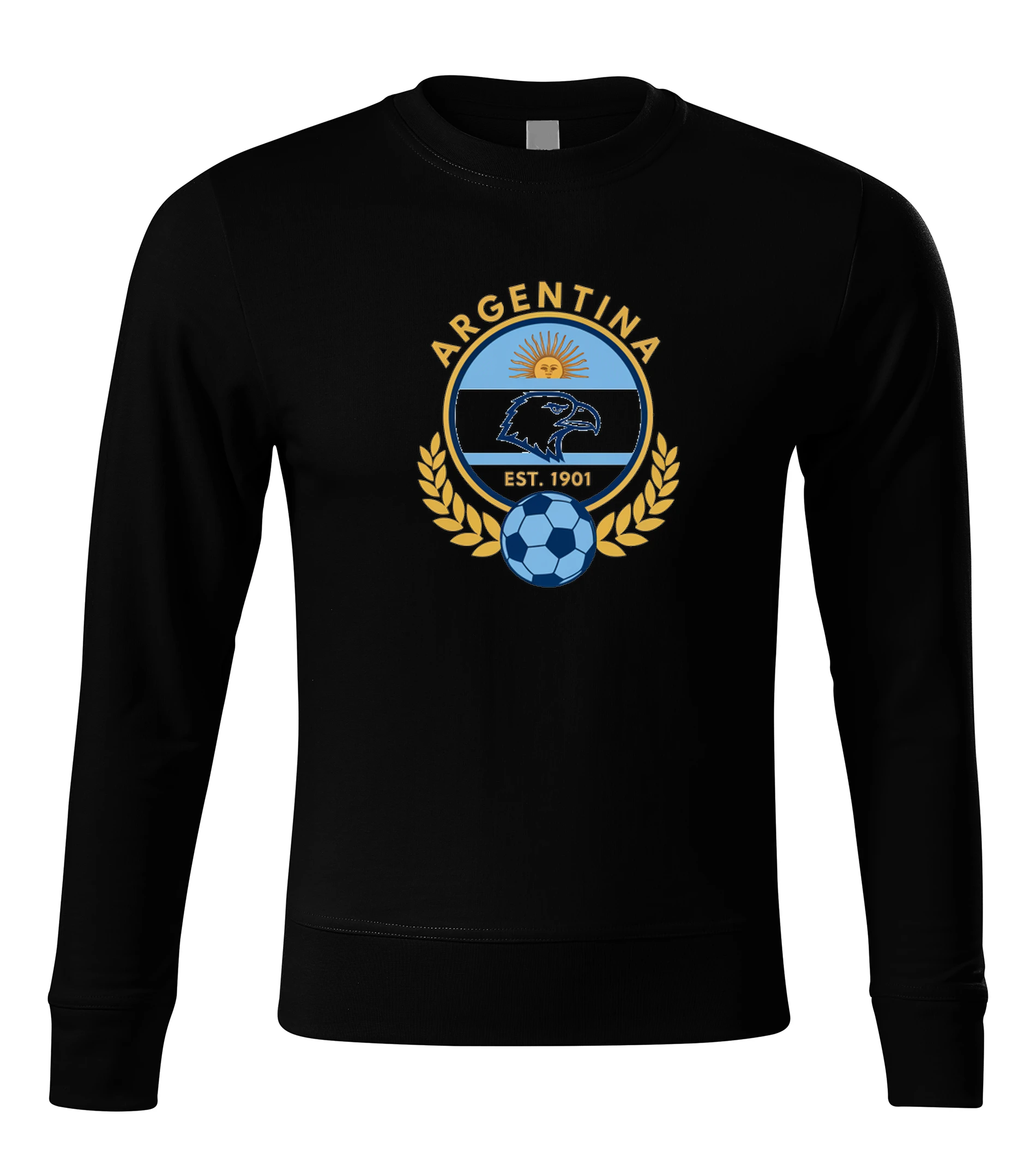 Mikina bez kapucne Argentína Orol A Slnko Vavrínový Futbalový Odznak Založené 1901