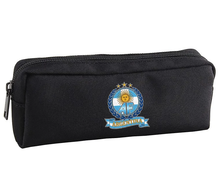 Školský peračník Retro Futbalový Emblém S Vavrínovým Vencom A Slnkom Mája Argentína